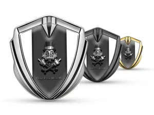 Cupolato Emblema Badge Bordo Lega Inox 3D